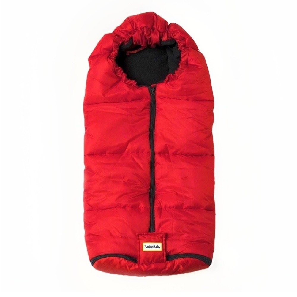Rocket Baby The Stroller Bag Footmuff Igloo Zipper Waterproof Polyester Red Lava